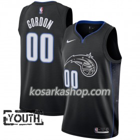 Dres Orlando Magic Aaron Gordon 00 Nike 2018-19 City Edition Crna Swingman - Dječji